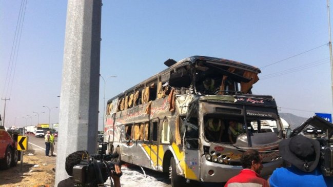 Empresa del bus volcado tuvo 795 multas durante el 2012