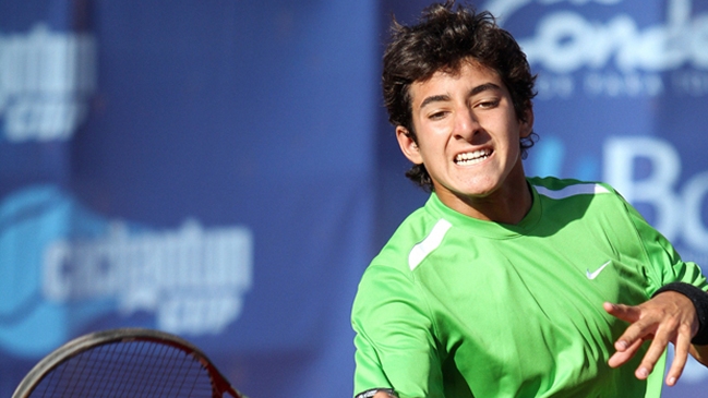 Christian Garín irá por el avance a cuartos de final en el cuadro junior de Australia
