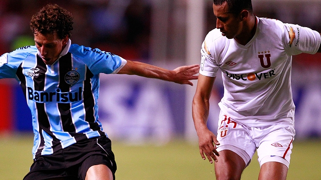 Eduardo Vargas debutó por Gremio en derrota ante LDUQ por Copa Libertadores