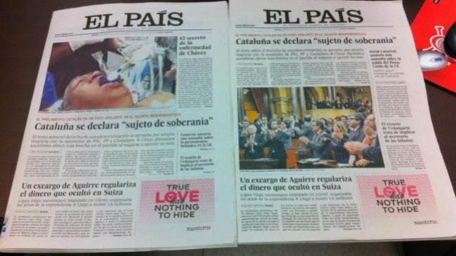 Cristina Fernández: Foto falsa de Chávez en El País es una 