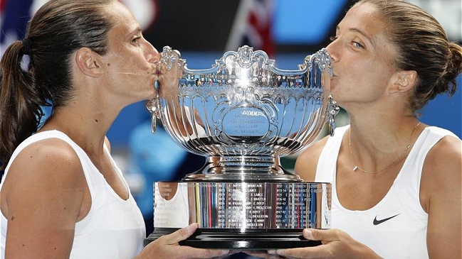 Sara Errani y Roberta Vinci ganaron el título de dobles en el Abierto de Australia