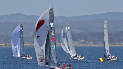   Los veleros se alistan para el comienzo del Mundial que se disputará en Talcahuano 