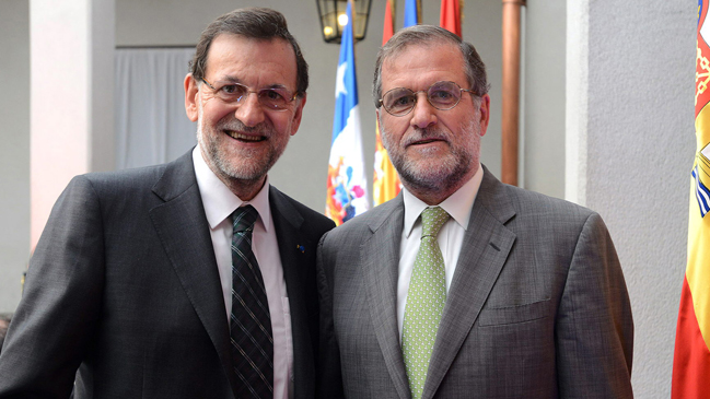 Mariano Rajoy conoció a su doble chileno