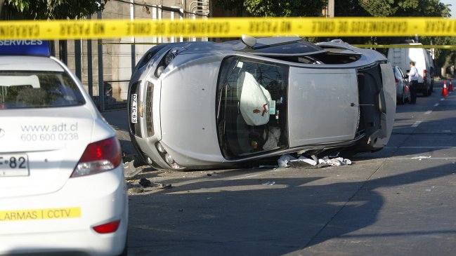 Un muerto y seis heridos dejó accidente de tránsito en Pudahuel