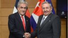 Presidente Piñera sostuvo reunión con Raúl Castro en Cumbre Celac