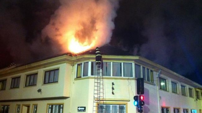 Incendio afectó de madrugada la Municipalidad de Coquimbo