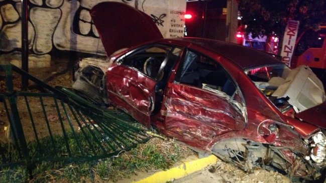 Funcionario de Gerdarmería protagonizó accidente de tránsito en San Miguel