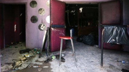Así quedó la discoteca 