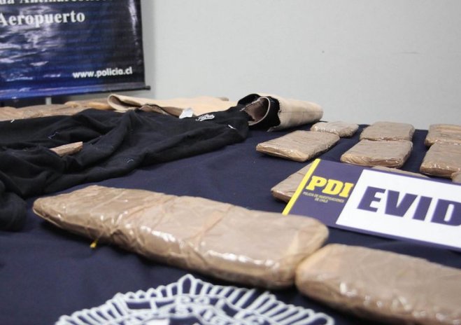 PDI incautó una encomienda impregnada con cocaína