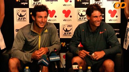 Nadal y Mónaco disfrutaron su duelo de dobles en Viña del Mar