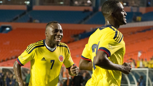 Colombia goleó a Guatemala en un amistoso jugado en Miami