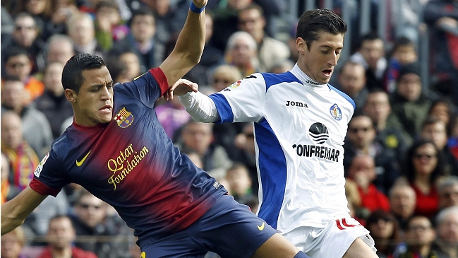 Alexis Sánchez festejó en soberbia goleada de FC Barcelona sobre Getafe