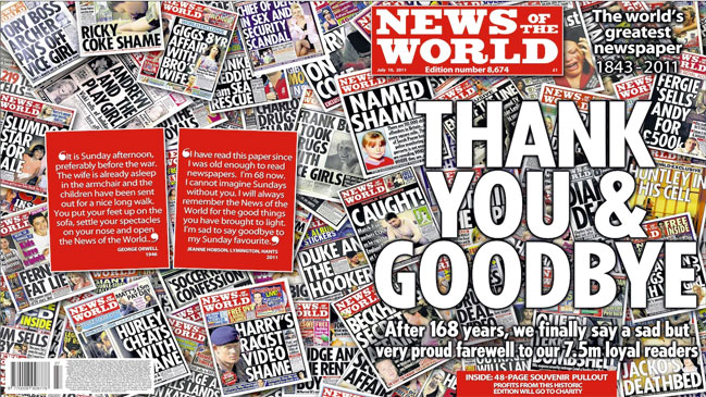 Seis periodistas fueron detenidos en Inglaterra por el caso de las escuchas