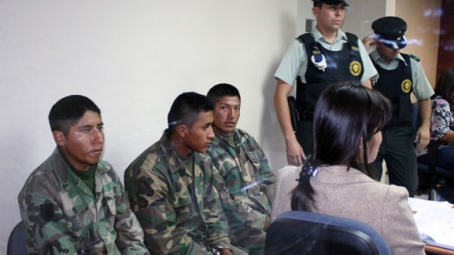 Juez mantuvo prisión preventiva para soldados bolivianos