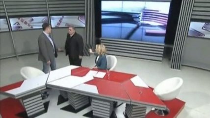   Dos políticos de Georgia acaban a golpes tras un tenso debate en televisión 