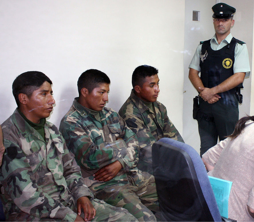 Fiscal de Tarapacá: Detención de soldados bolivianos 