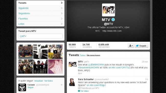 MTV reconoció que 