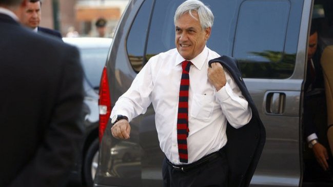 El Presidente Piñera llegó a Valparaíso para tratar soluciones a damnificados