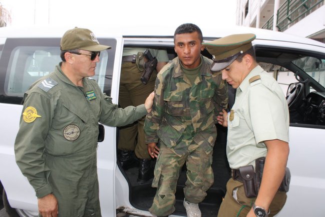 Soldados bolivianos fueron trasladados a Iquique para declarar