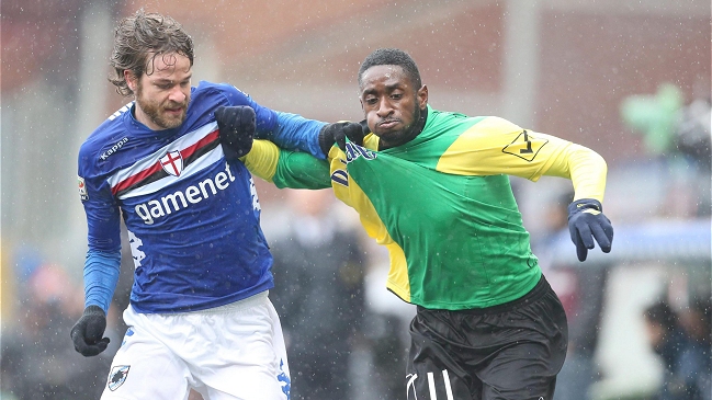 Felipe Seymour fue suplente en caída de Chievo Verona ante Sampdoria