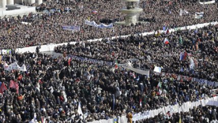   El recorrido de Benedicto XVI al abandonar el Vaticano 