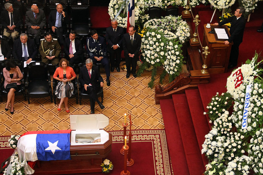 Presidente Piñera participó en homenaje a Adolfo Zaldívar