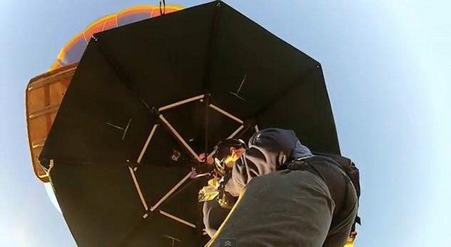 Paracaidista comprobó que se puede volar a lo 