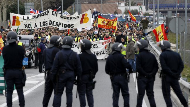 Comenzó la segunda semana de huelga de la aerolínea Iberia
