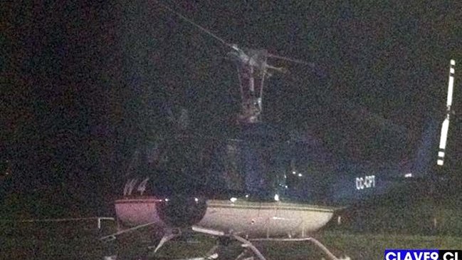 Brigadista herido en ataque armado a helicóptero fue trasladado a Santiago