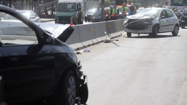Gendarme falleció tras ser atropellado en la Autopista Central
