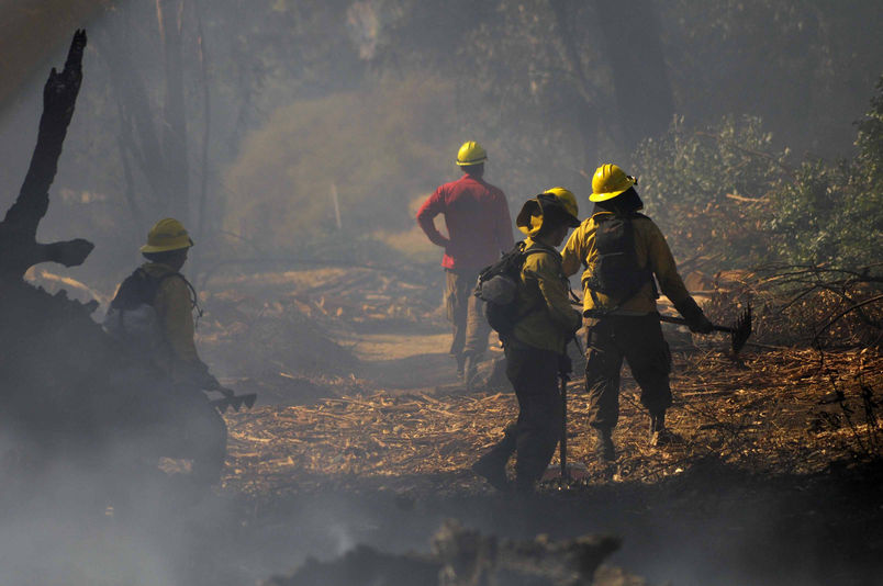 Incendio afecta al sector El Quemado en la Región de Valparaíso