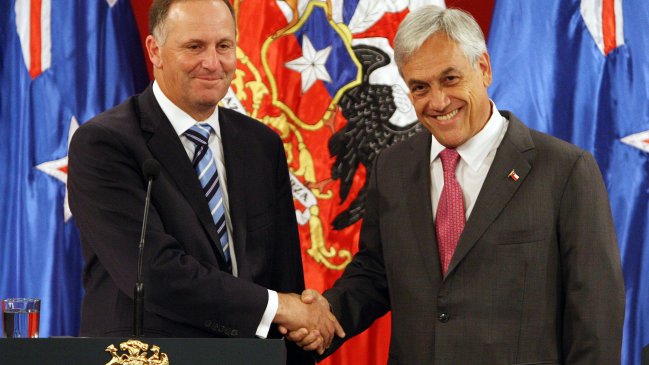 Piñera firmó acuerdo de cooperación agrícola con primer ministro de Nueva Zelanda