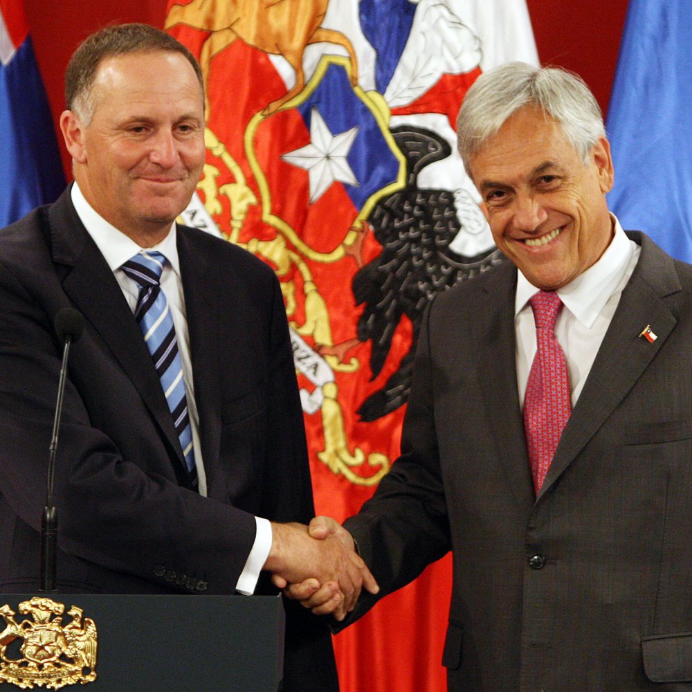 Piñera firmó acuerdo de cooperación agrícola con primer ministro de Nueva Zelanda