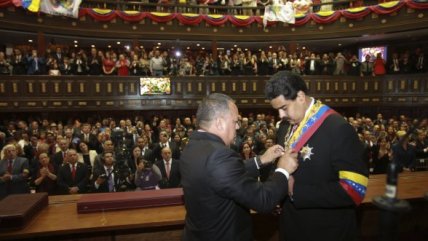   La juramentación de Maduro como presidente encargado de Venezuela 
