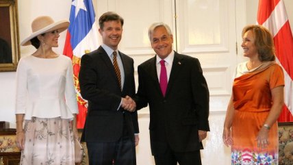 Príncipes de Dinamarca se reunieron con Piñera en La Moneda