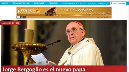   Francisco I en portadas latinoamericanas 