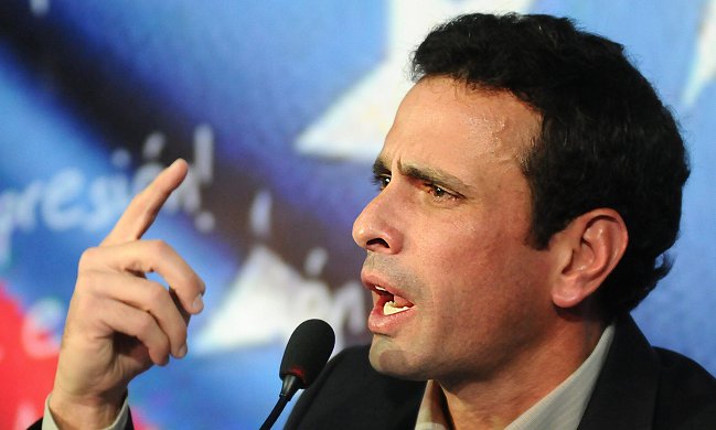 Henrique Capriles: Maduro es el candidato de Raúl Castro