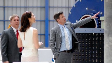 Príncipes de Dinamarca inauguraron Super Center minero en Chile