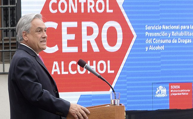 Piñera defendió Ley de Tolerancia Cero: Nuestro objetivo no es prohibir por prohibir