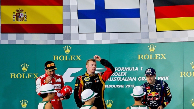 El finlandés Kimi Raikonnen se adjudicó el GP de Australia