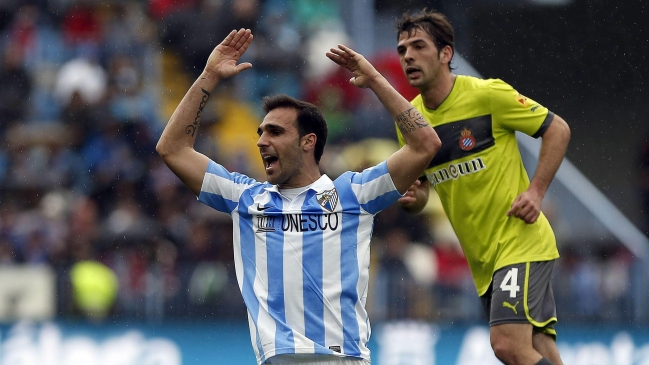 Málaga sufrió inesperada derrota ante Espanyol y cedió terreno en la Liga
