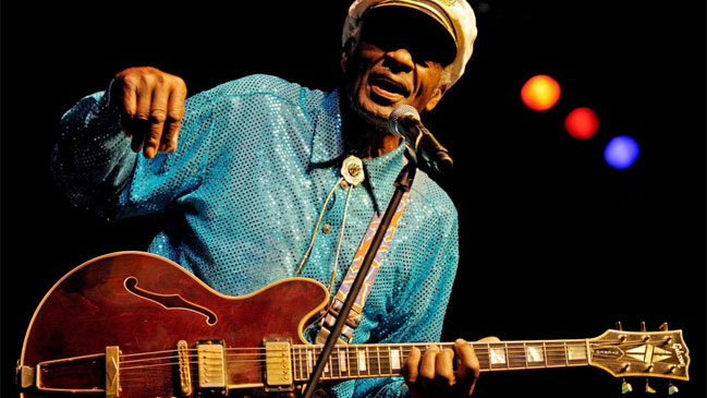 Chuck Berry pidió un Mercedes para conducir por Santiago