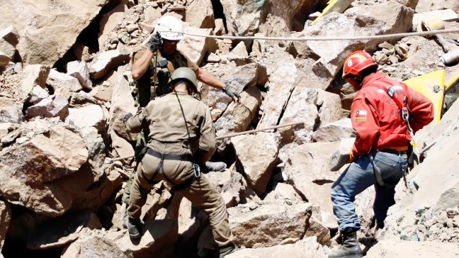 Minero que estuvo 52 horas atrapado cerca de Vallenar fue rescatado