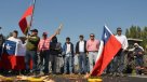 Agricultores del Bíobío y del Maule protestaron en la Ruta 5 Sur