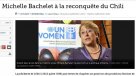 Medios internacionales hicieron eco del anuncio de Bachelet