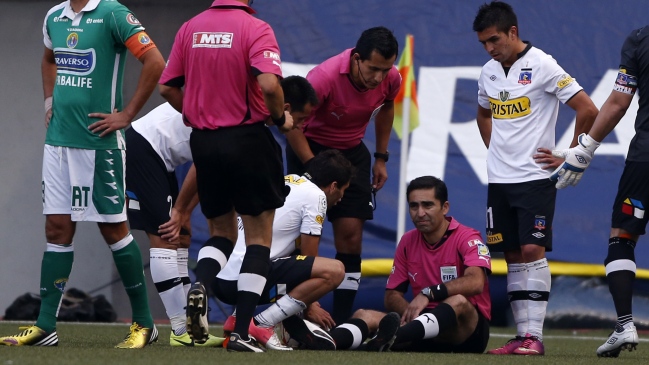 Partido entre Audax y Colo Colo fue suspendido por agresión a un juez de línea