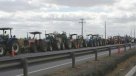 Agricultores del Maule bloquearon Ruta 5 Sur cerca de Linares