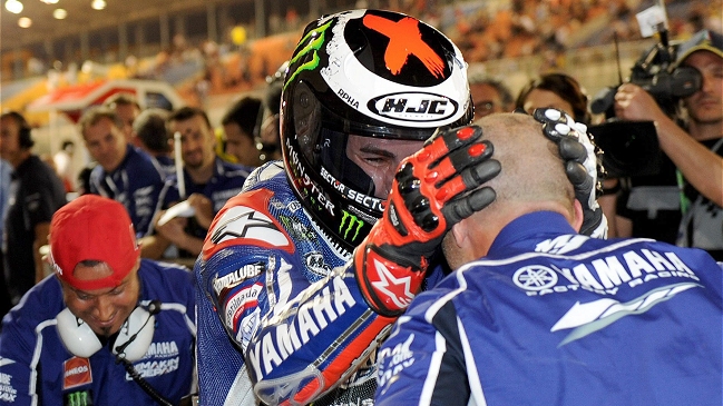 Jorge Lorenzo logró la mejor clasificación para el GP de Qatar
