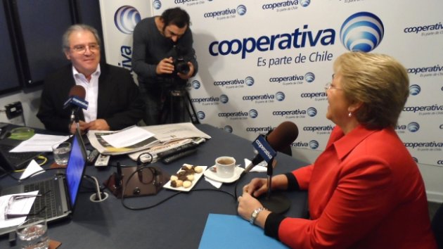 Michelle Bachelet en El Diario de Cooperativa