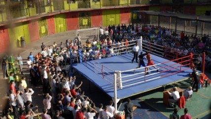   Taller de boxeo en la ex Penitenciaría 